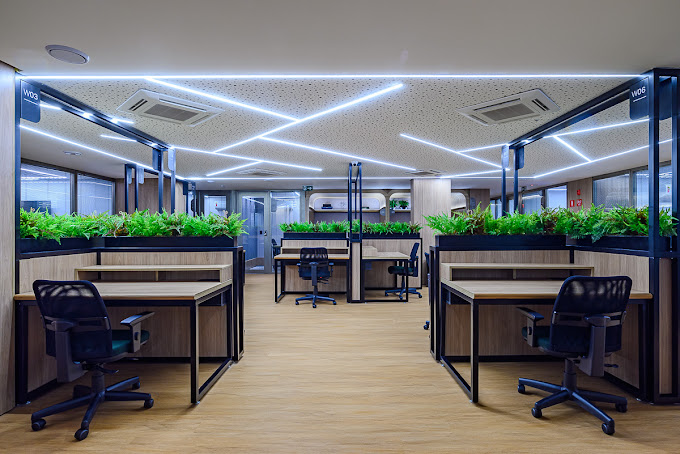 Espaço de trabalho do escritório